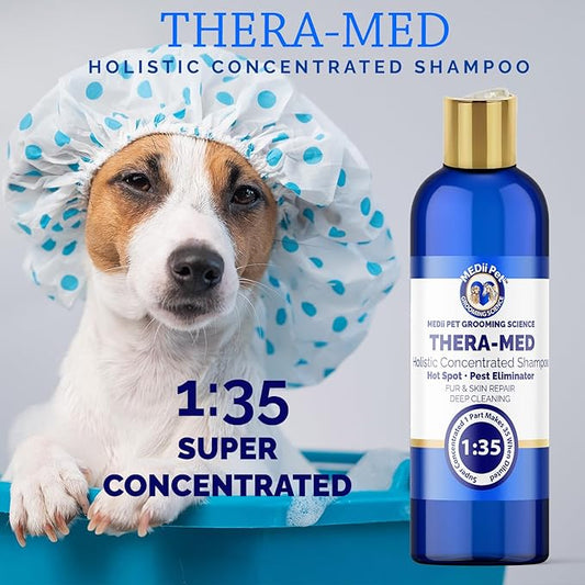 THERA-MED Dog Shampoo for Itchy Skin - Super Concentrated Horse & Dog Itch Relief and Skin Repair